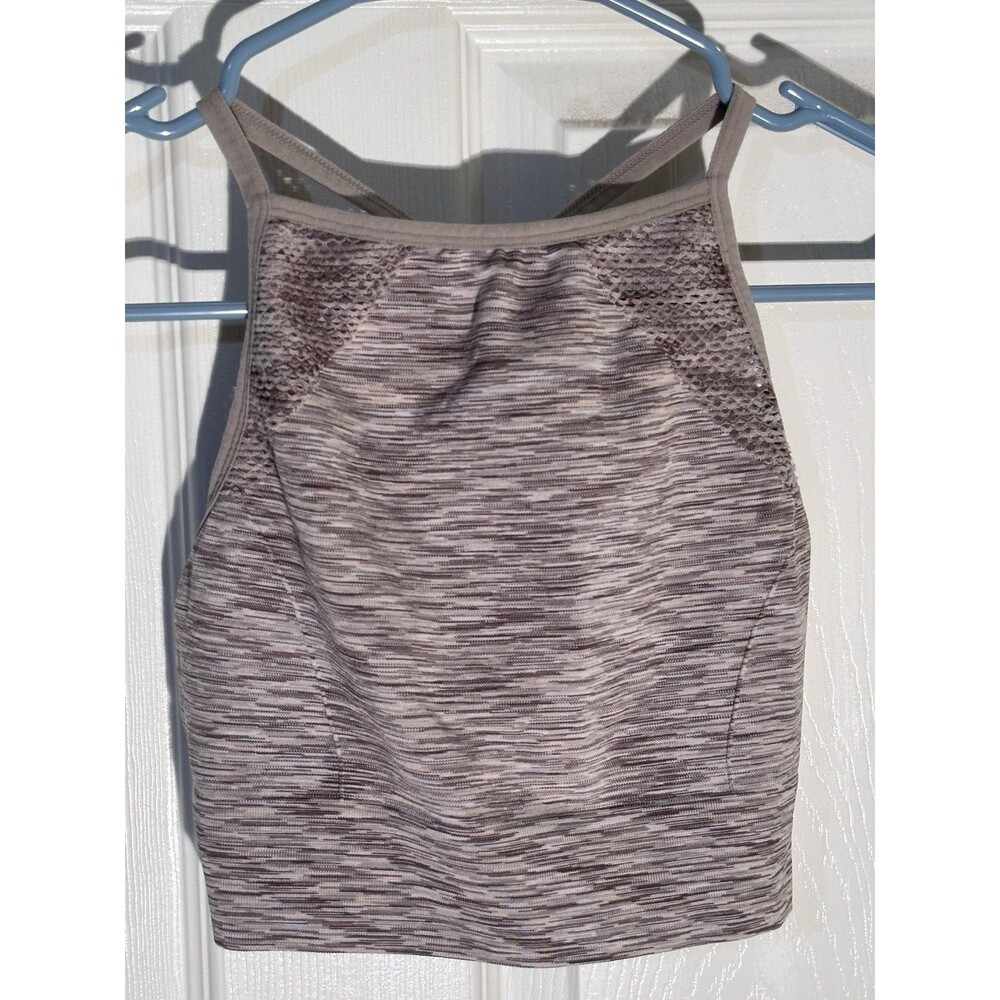 Aerie Chill Play Move XL Wheat Colored Longline Bra